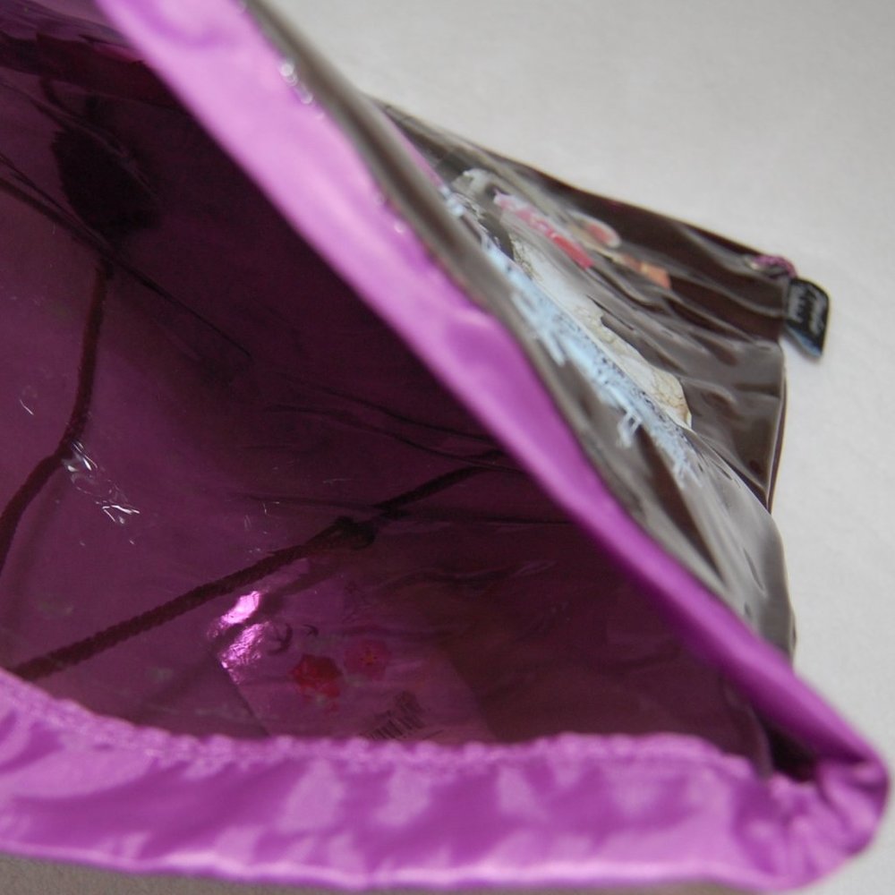 Paperchase Wonderland 2013, Back to School Purple Backpack, 12" Wide x 17" Tall - Picture 10 of 10